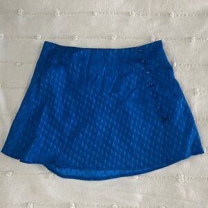 Forever 21 blue skirt size S flower print